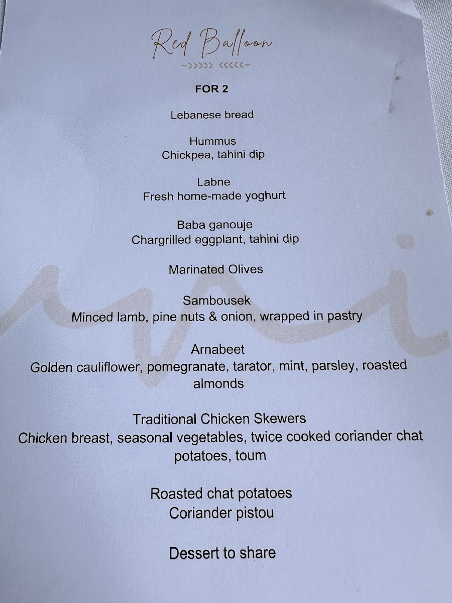 Menu Jounieh Walsh Bay-1